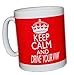 Produktbild KEEP CALM an Ihre interne Festplatte (rot) für VW Tasse