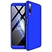 Produktbild Homikon 360 Grad Hart PC Hülle 3 in 1 Komplettschutz Tasche Plastik Handyhülle Vorder und Rückseiten Schale Ganzkörper-Koffer Fullbody Schutzhülle Etui für Samsung Galaxy A7 2018 - Blau