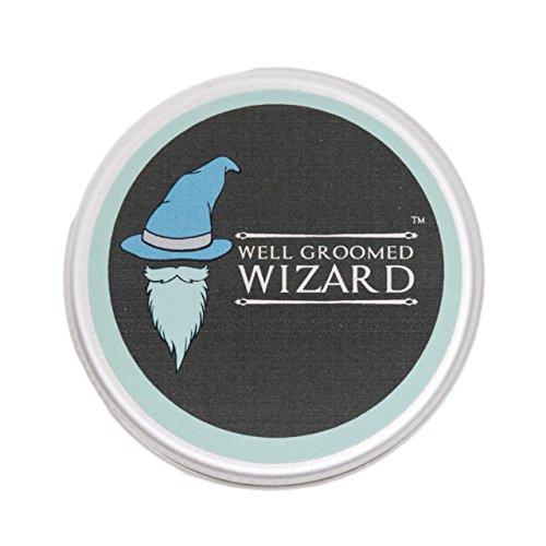 Well Groomed Wizard Cera Tenuta Forte per la Barba e Baffi | Cera D'Api e Limone | 15ml | Stile Con Un Spazzola o Pettine | Compatibile Con Olio e Balsamo | Di Alta Qualità Il Regalo Perfetto