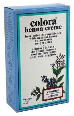 Colora Henna Creme Hair Color Chestnut 2oz (6 Pack)