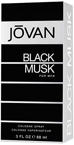 Jovan Black Musk Eau De Cologne Spray para hombres 90 ml