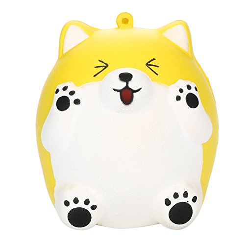 Preisvergleich Produktbild Covermason Bär Squishy Toys Spielzeug Jumbo Cute Stress Kombination Toys angsames Aufstehen Duftend Stress abbauen Spielzeug (Gelb)