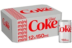 Soft Drinks Mini Cans 150ml Assorted Sparkling Soft Drinks 150ml Soft Drink Can Bundle Boxed Treatz (Diet Coke 150ml - 12 Pack)