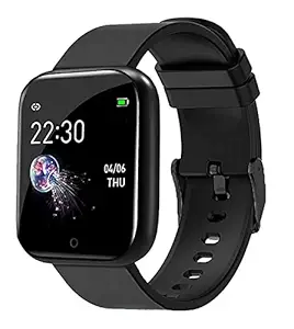 Pro 3 (ONLY for Today with 12 Years Warranty) Smart Watch 1.3 Full Touch Smartwatch with 24x7 Dynamic Heart Rate Blood Pressure Tracking, Waterproof Exercise Smartwatch for Women, Girls-Black