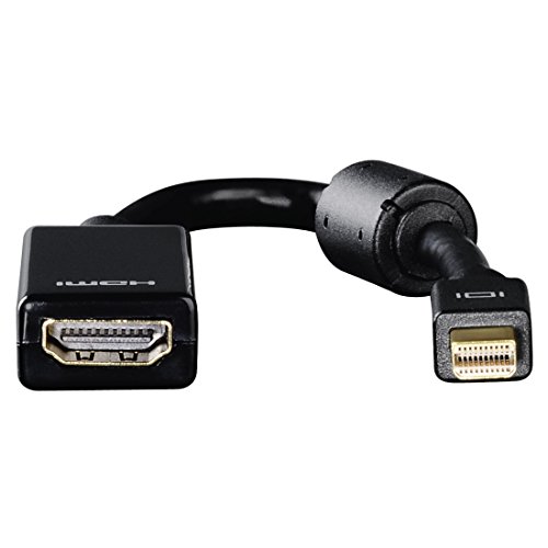 Hama Mini-DisplayPort-Adapter Ultra HD (Mini-DisplayPort-Stecker auf HDMI-Buchse) 4K Ultra HD, vergoldet, doppelt geschirmt, schwarz - 5