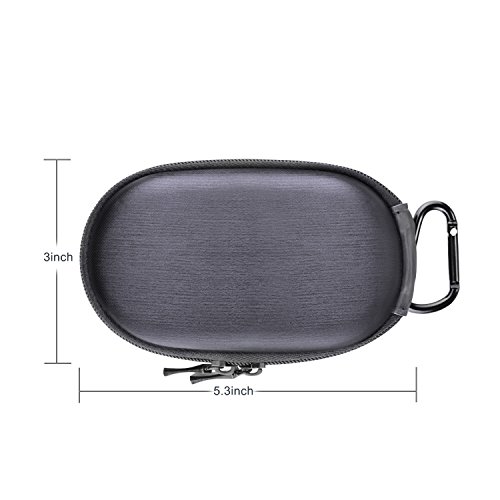 ProCase Apple Magic Maus Tasche Organizer, portable hard Shell EVA Schutz Tragetasche Travel Case 2 1 Für MacBook Magic Maus und Logitech Notebook Maus – Schwarz - 4