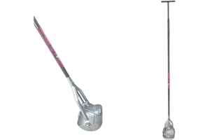 Synx Tools Pala de Pozo Cuadrada 15cm - Pala - Pala de alcantarilla - Longitud Total 153cm