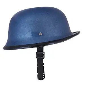 Sage Square German Retro Styled World War Inspire Half Helmet for Royal Enfield