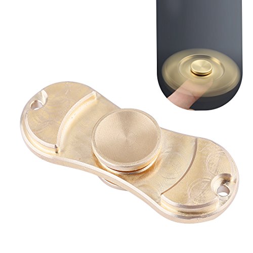 A-szcxtop Fidget Hand Spinner Toy-Zinc Alloy EDC Spinners Focus Funny Toy With Fast Speed Spins Bearing Great for Adult Children Kid Stress Anxiety Relief -GOLD