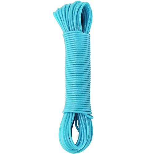 COM-FOUR® 80 Meter Wäscheleine mit Stahldrahteinlage, in verschiedenen Farben - 3