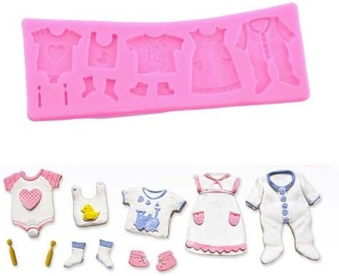 WLM 3D Baby Shower Silicone Fondant Mould Cake Decorating Chocolate Baking Mold Tool