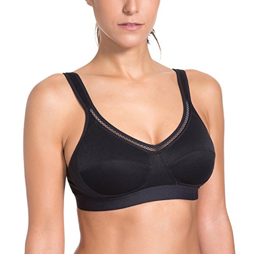 SYROKAN Damen Stüzt Sports BH - bügellos Active Fitness BH
