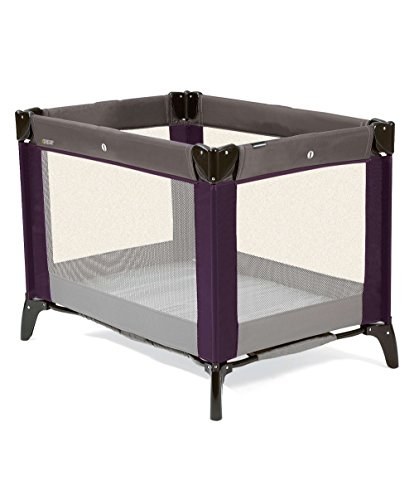 Mamas & Papas - Classic Travel Cot - Plum/Grey