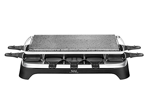 Tefal PR4578 Pierrade Raclette für 10 Personen mit abnehmbarer Grillplatte, 1350 W, schwarz / edelstahl - 2