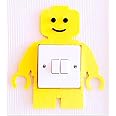 London Golden Swan Super Cute Lego Man Light Switch Wall Sticker, Kids Children Girls Boys Bedroom Nursery Decor In 2 To 3 Working Days!