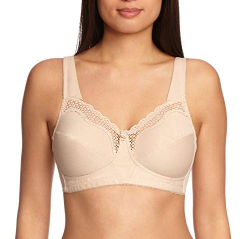 Bestform Cotton Comfort Full Cup - Sujetador para mujer, Beige (Nude), 110C (Talla de fabicante: 42C)