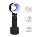 Produktbild Ting-Times Mini Handheld Bladeless Fans,USB Portable Cooling Leafless Fan Desktop Personal Fan Indoor Outdoor Travel Use (Round/Black) Portable