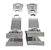 Kohm Toenail Clipper for Thick Nails - 4mm Wide Jaw Opening, Curved Blades, Stainless Steel