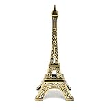 FCAROLYN Paris Eiffelturm Kunsthandwerk Kunst Statue Modell Figurine Center Raum-Dekor Schmuck Ständer Halter, 7.0 Zoll(Bronze)