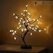 Produktbild Lichterkette FeiliandaJJ 48LED Deko Lichterkette innen,wasserdichter Pflaumenblüte Topfpflanze Baum Licht Lichterkette für Zimmer, Kinderzimmer,Balkon,Weihnachten,Halloween,Hochzeit 3*Batterie (Gelb)