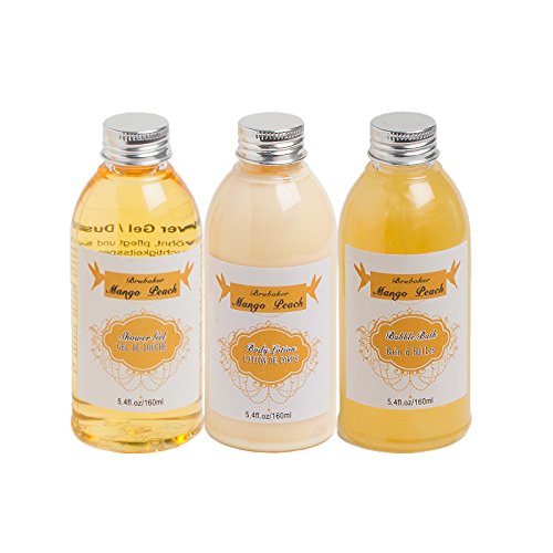 BRUBAKER 9-teiliges Geschenkset im Badefass – Tropical Mango Peach - 4
