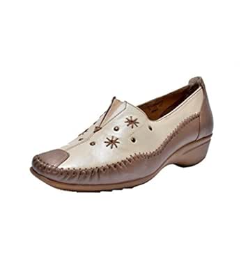 cream formal shoes