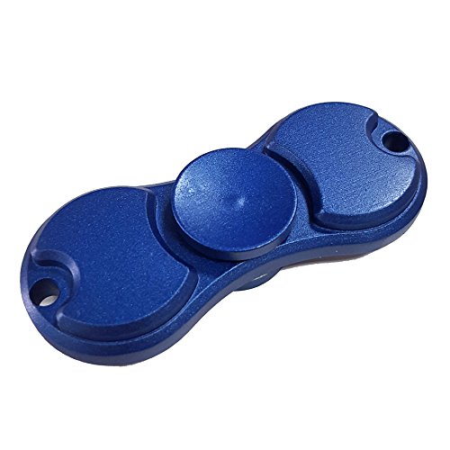 Blue Stainless Steel Fidget Spinner High Speed Hand Stress Relief Toy