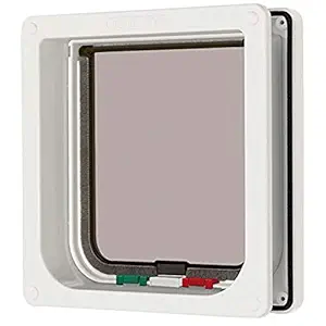 Cat Mate 4 Way Locking Cat Flap with Door Liner White