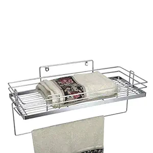 Wonderland Towel Rack for Bathroom of SS - Stainless Steel, Towel Hangers for Bathroom, Towel Holder, Towel Rack Stand