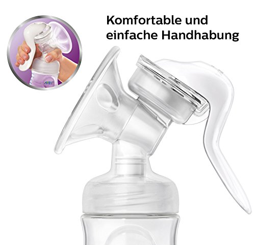 Philips Avent SCF330/20 Komfort-Milchpumpe mit Naturnah-Flasche Polypropylen, 125 ml - 4
