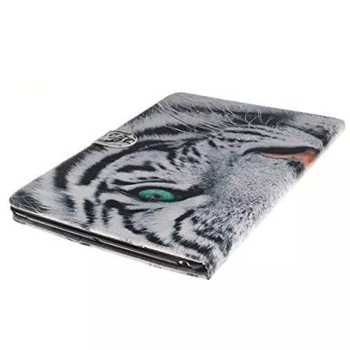iPad Mini 1/2/3 Hülle, Deenor Bunt Painting und Stilvoll Brieftasche Tasche PU Leder Flip Protective Stand Tasche Schutzhülle Hülle für Apple iPad Mini 1/2/3 Generation.[Tiger] - 5