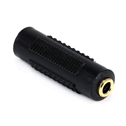 adaptare 10136 vergoldete 3,5-mm-Klinke-Doppelkupplung Buchse auf Buchse Stereo - 2