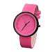 Produktbild Lazzgirl Einfache Art- und Weiseanzahl-Uhr-Quarz-Segeltuch-Gurt-Armbanduhr(Hot Pink  Marine  Kaffee)