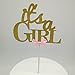 Produktbild dooxoo New Golden/Silber Papier Glitzer Kuchen Topper Happy Birthday Cake Topper Party Supplies Geburtstag Party Dekoration Kinder - Gold It is a Girl
