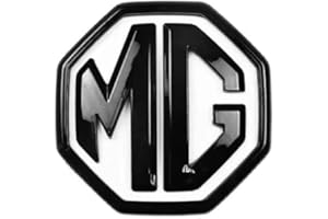 LZBBD Car emblem logo badge, for MG MG4 2022-2023 letters sign grille, ABS plastic hood emblems, decorative adhesive tuning ABS replacement emblem