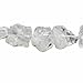 Produktbild Natur Klar Kristall Edelstein Rohstein Nuggetfrom Große Chips für Armbänder Auffädeln 38cm Strang