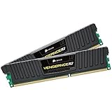 Corsair CML16GX3M2A1600C9 Vengeance Low Profile 16GB (2x8GB) DDR3 1600 Mhz CL 9 XMP Performance Desktop Memory Kit Black
