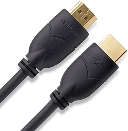 Cablesson Basic 26ft / 8m High Speed HDMI Cable (HDMI Type A, v2.1/2.0b/2.0a/2.0/1.4) - 4K, 3D, ARC, Full HD, Ultra HD, 2160p, HDR for PS4, Xbox One, Wii, Sky Q For LCD, LED, UHD, 4k TVs - Black