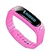 Produktbild HRT® E02 intelligentes Armband Bluetooth 4.0 wasserdichte Sport-Uhr Anti-verlorene Schrittzähler / SMS-Anzeige Wristband für iPhone Xiaomi redmi Pro , pink