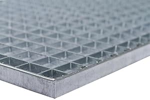 HEUNERT Einpress Gitterrost DIN 24537 verschiedene Größen Rost Lichtschacht Lichtgitterrost Podest (490 x 790 mm)