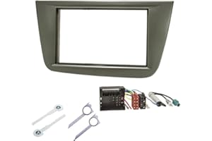 Sound way - Kit de Montage Autoradio, Façade Cadre de Radio 2 DIN, Adaptateur Compatible avec Seat Altea, Altea XL, Toledo