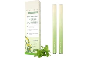 SOLLEE 2 Stück Mullein Kräuter-lungenreiniger, Mullein Lung Purifier, Upgraded Herbals Diffuser Pen, Natural Inhaler Stick For Breathing Ease, Botanical Mulleins Lungenreinigungsdiffusor