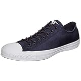 Vielseitig kombinierbar Converse Herren Chuck Taylor All Star OX Sneaker Blau Dunkelblau/Weiß, 42 EU