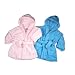Gorgeously Soft Childs Fleece Dressing Gown By Softtouch - Blue Age 6 -12 Months