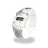 MIAU Pappwatch/Paperwatch/Digitale Armbanduhr aus Tyvek®, absolut reißfest und wasserabweisend