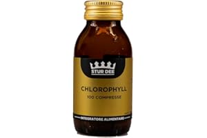 AESSERE Stur Dee - Chlorophyll, 100 Compresse, per ferite a lunga guarigione, Integratore Alimentare