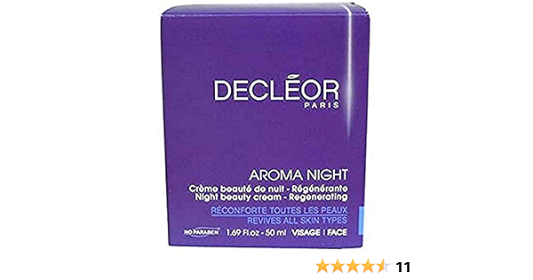 Decleor Aroma Night Regenerating Night Beauty Cream For All Skin 50 Ml Amazon Co Uk Beauty