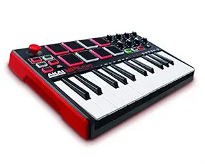 Akai Professional MPK Mini MKII | 25-Key Portable USB Midi Keyboard and Pad Controller