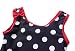 Attraco Baby Girls One Piece Swimwear Cute Polka Dot Swimming Costume Princess Bowknot Bathing Swimdress 6-12 Months