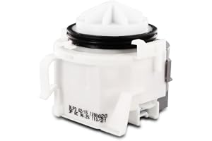 DEKAROX avloppspump för Bosch Siemens Neff 631200 00631200 BLP3 CL.A UL749 70 x 70 mm plast alkalipump för diskmaskiner som iQ100 iQ300 iQ500 iQ700 extraklass Avantixx-serie 2-serie 4-serie 6